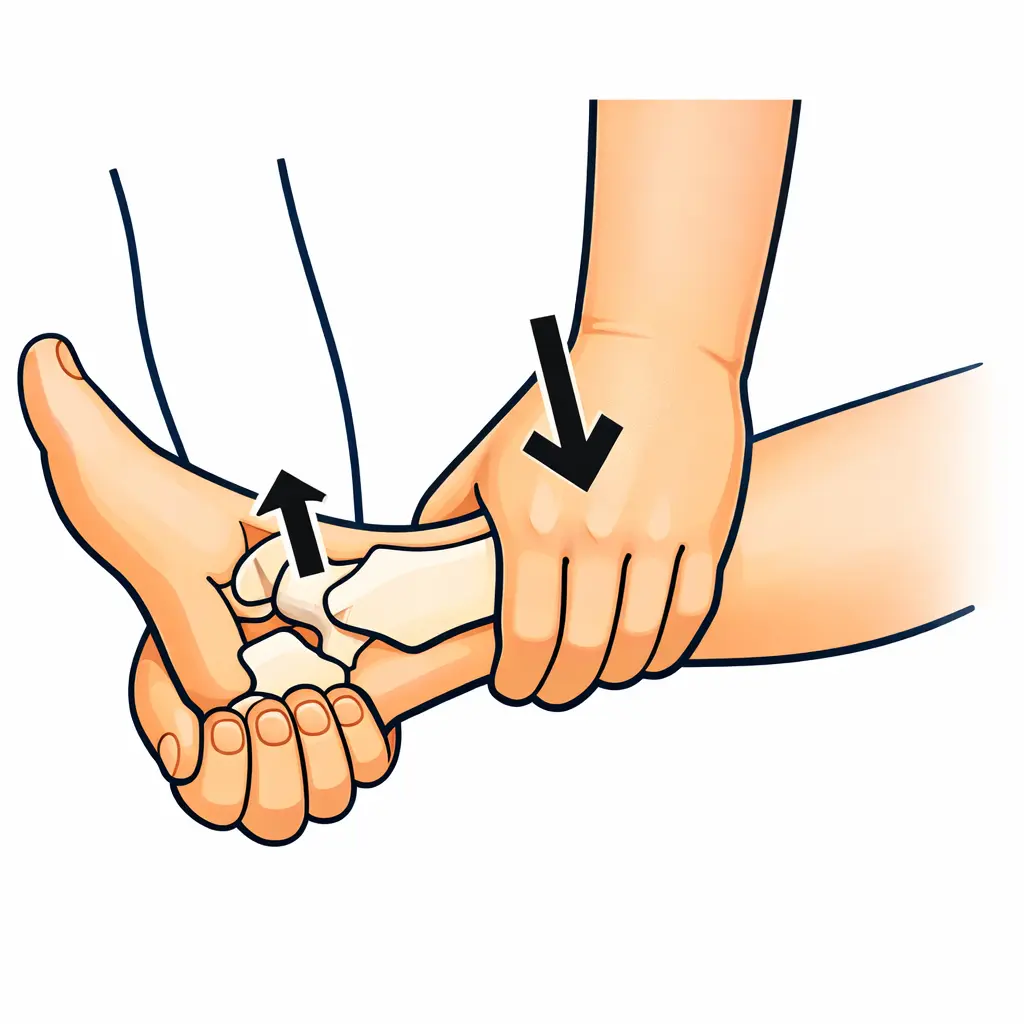 Ankle Anterior Drawer Test Orthopedic Special Test