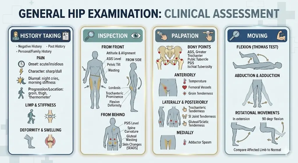 Hip General Examination Orthopedic Special Test