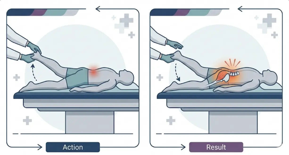 Lasegue Drop Test Orthopedic Special Test