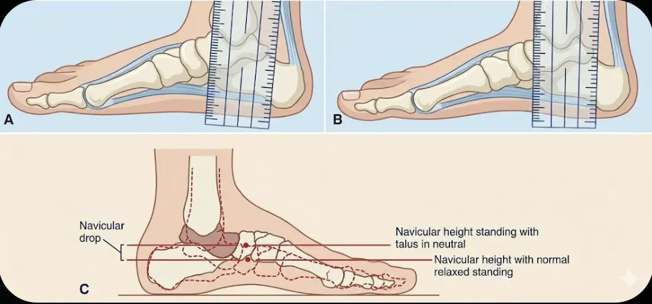 Navicular Drop Test Orthopedic Special Test