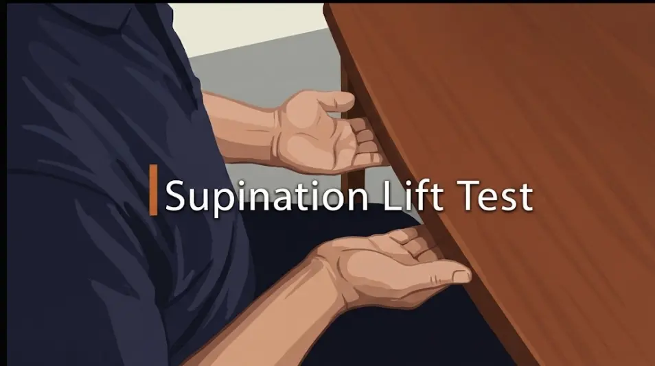 Supination Lift Test Orthopedic Special Test