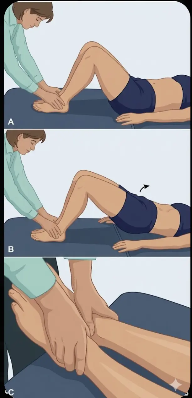 Weber-Barstow Maneuver Orthopedic Special Test